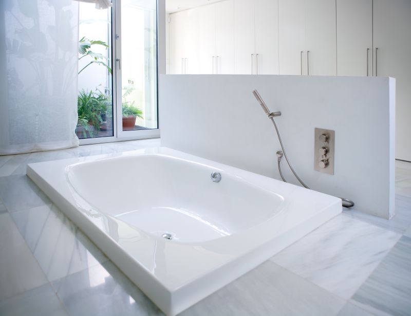 Refinished Bathtub in a Modern Bathroom